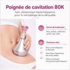 FREYARA 80k RF Ultrasonic Vacuum Cavitation System 6in1, for Fat Burning Body Slimming Sculpting, with EMS Pads