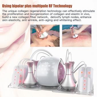 Máquina de cavitación ultrasónica por vacío de radiofrecuencia 6 en 1 de 80k para quemar grasa, adelgazar y esculpir, con almohadillas de lipoláser.