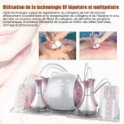 6en1 80k RF Ultrasonique Machine de Lipolaser Cavitation sous Vide, pour Brûler les Graisses, Sculpter Amincissant, avec Lipolaser Pads