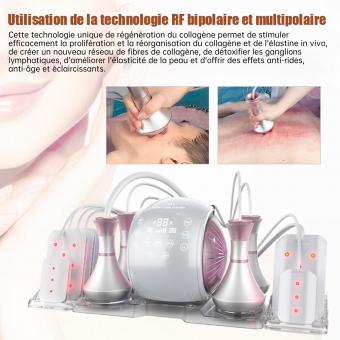 6en1 80k RF Ultrasonique Machine de Lipolaser Cavitation sous Vide, pour Brûler les Graisses, Sculpter Amincissant, avec Lipolaser Pads