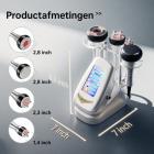 4in 1 40K RF-, Vacuüm- en Ultrasoon Cavitatieapparaat – Afslankapparaat voor Lichaamscontouring van Gezicht, Armen, Taille, Buik en Benen