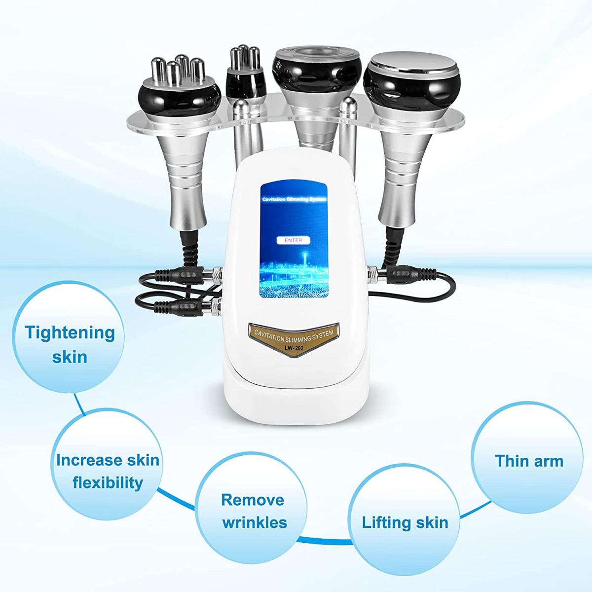 Masseur Électrique EMS à cavitation Ultrasonique, Brûleur de Graisse