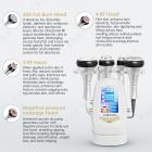 4in1 40K Radio-frequency Vacuum Ultrasonic Cavitation Machine, Body Slimming Sculpting Device for Face, Arm, Waist, Belly, Leg