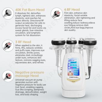 4-in-1 Cavitation Slimming Machine + RF EMS Body & Face Massager Bundle – Full-Body Sculpting Set, Professional Fat Reduction & Skin Tightening Kit 