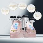 4in1 40K Abnehmen Maschine Vakuum Radiofrequenz Ultraschall Kavitationsgerät(Rosa), Fettverbrennung, Anti Cellulite Schönheitsmaschine zur Körperformung mit Gesicht, Arm, Taille, Bauch, Bein