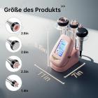4in1 40K Abnehmen Maschine Vakuum Radiofrequenz Ultraschall Kavitationsgerät(Rosa), Fettverbrennung, Anti Cellulite Schönheitsmaschine zur Körperformung mit Gesicht, Arm, Taille, Bauch, Bein