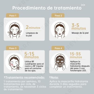 Máquina de cavitación ultrasónica por radiofrecuencia 4 en 1 de 40 K (oro rosa), dispositivo para esculpir rostro, brazos, cintura, abdomen y piernas.