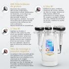 Appareil de Radiofréquence Machine de Ultrasonique Cavitation, 4en1 40K Machine Lipocavitation, Machine à Sculpter le Corps, pour Visage, Bras, Taille, Ventre et Jambes