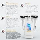 4in1 40K Cavitatie Apparaat, Radiofrequentie Vacuüm Ultrasone Cavitatie Machine, Vetverbranding, Lichaamsslank Apparaat voor Gezicht, Arm, Taille, Buik, Been