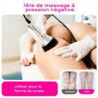 Lipocavitation Machine 4 en 1, Appareil de Radiofréquence Machine de Cavitation, 40K Ultrasonique Appareil de Cavitation, pour Visage, Bras, Taille, Ventre et Jambes