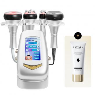 FREYARA 4-in-1 40K Cavitation Machine with RF & Vacuum | At-Home Body Contouring | 100g Gel