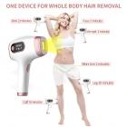 IPL Laser Ontharing Permanent Thuis, IJs Pijnloos voor het Hele Lichaam, 990000 Flitsen, 5 Niveaus, FDA Gecertificeerd, Wit