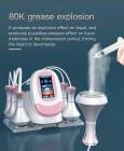 80K RF Ultrasonic Vacuum Cavitation System 6in1, for Fat Burning Body Slimming Sculpting, with Lipolaser Pads