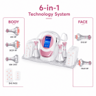 FREYARA 80K RF Ultrasonic Vacuum Cavitation System 6in1, for Fat Burning Body Slimming Sculpting, with Lipolaser Pads