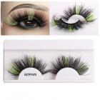 رموش صناعية 8D ملونة، مينك 09