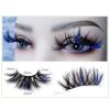 8D False Eyelashes، Glitter Color، مينك 25