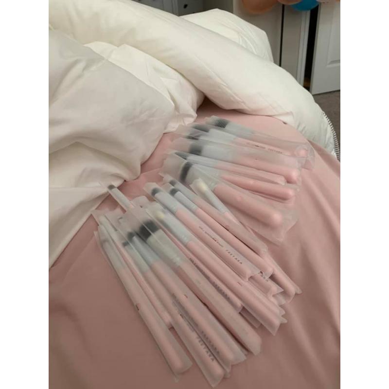 FREYARA Pincéis Maquiagem Profissional Kit 25pcs, Rosa Brilhante