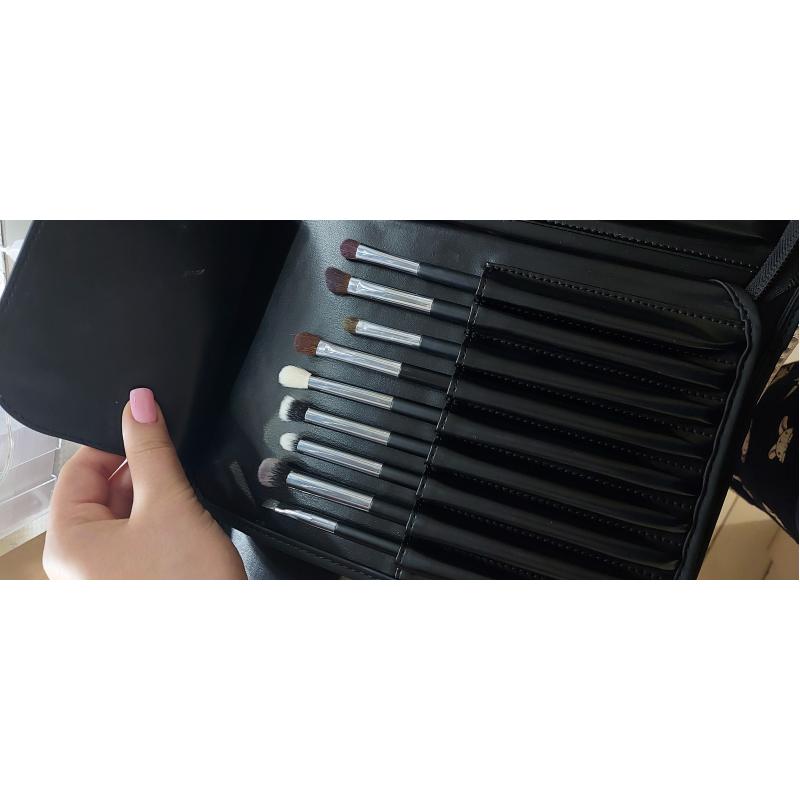 FREYARA Pincéis Maquiagem Profissional Kit 30pcs, Clássico Preto