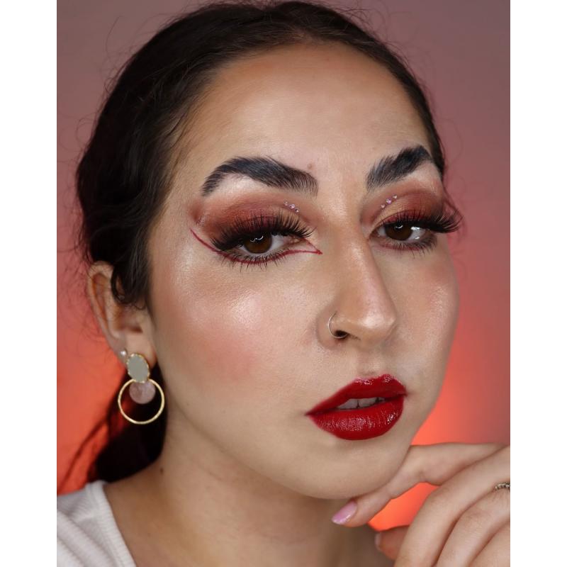 Waterproof, Longa Duração, Lipgloss Matte, Mexican Red