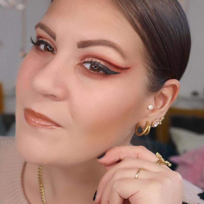 Waterproof, Longa Duração, Delineador Líquido, Caramelo