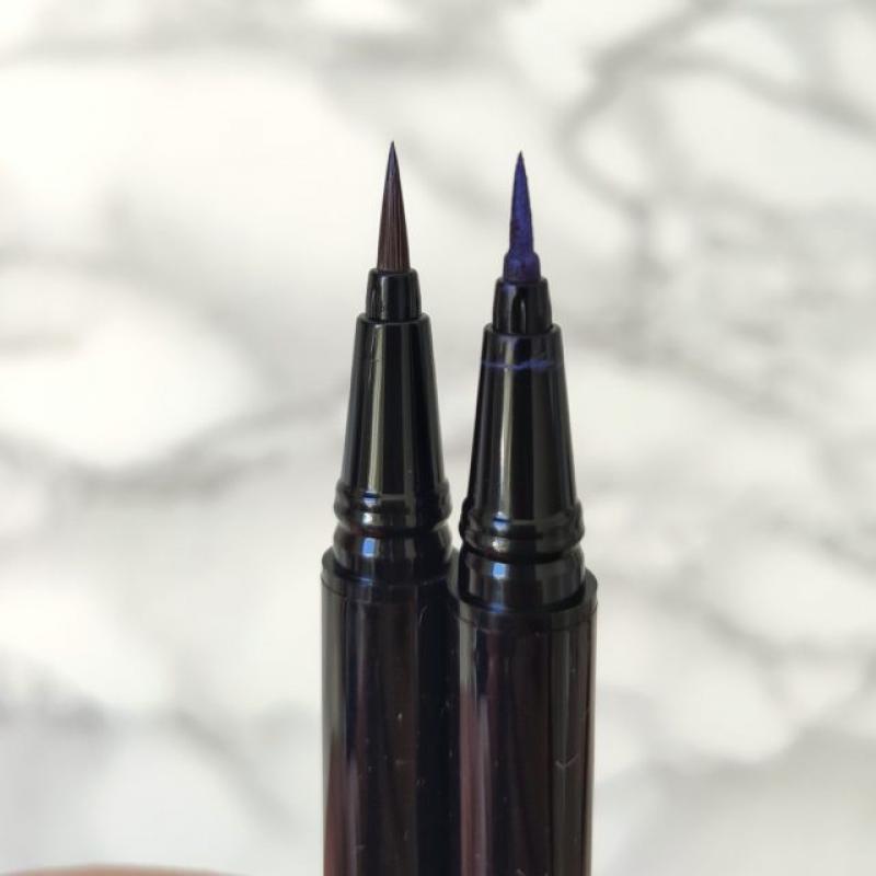 Impermeable, Larga Duración, Delineador de Ojos Líquido 4 en 1, Negro, Rojo, Violeta, Caramel