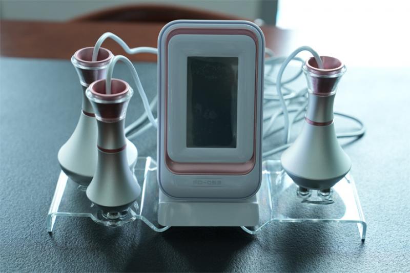 80K 3in1 Radiofrequenz Ultraschall Kavitationsgerät,  Körperschlankheits System, Fettverbrennung Cellulite Körpermassagegerät