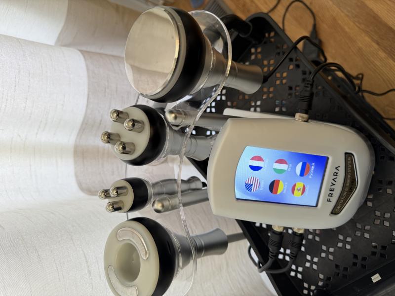 4in1 40K Abnehmen Maschine Vakuum Radiofrequenz Ultraschall Kavitationsgerät, Fettverbrennung, Anti Cellulite Schönheitsmaschine zur Körperformung mit Gesicht, Arm, Taille, Bauch, Bein