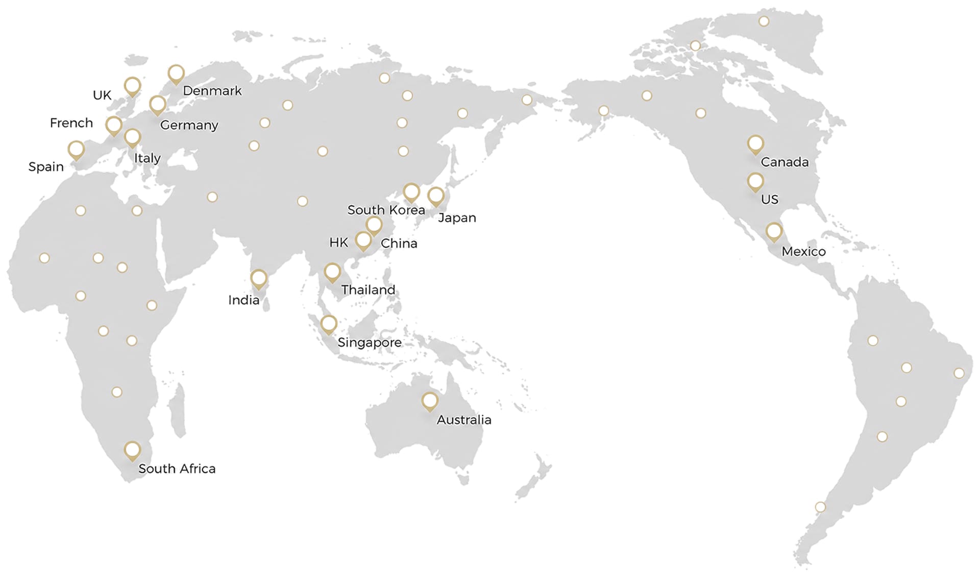 FREYARA global footprint map