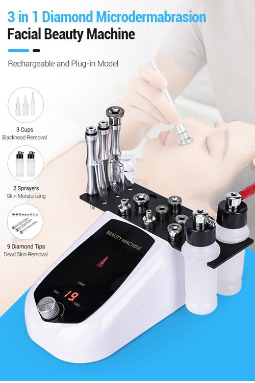 3in1 Professional Diamond Micro Dermabrasion Device