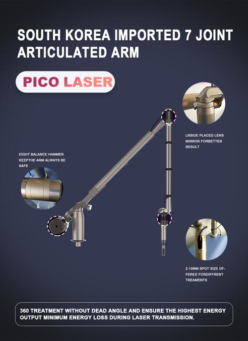 Nd YAG Laser Pico Tattoo Remover Machine