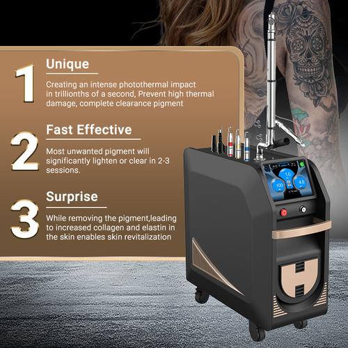 Nd YAG Laser Pico Tattoo Remover Machine