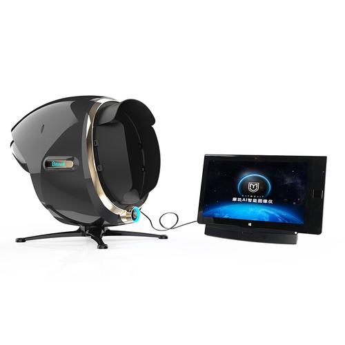 Professional Face Skin Analysis Scanner Machine in use