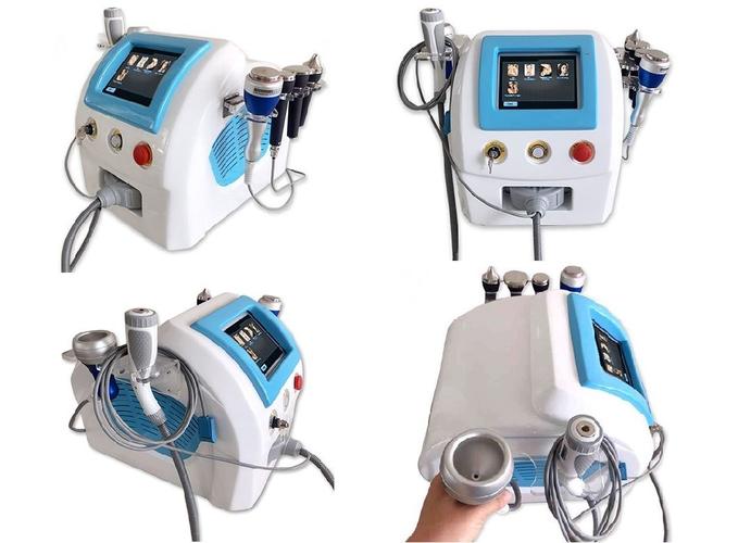 Professional using Mini 40K Cavitation Machine in clinic setting