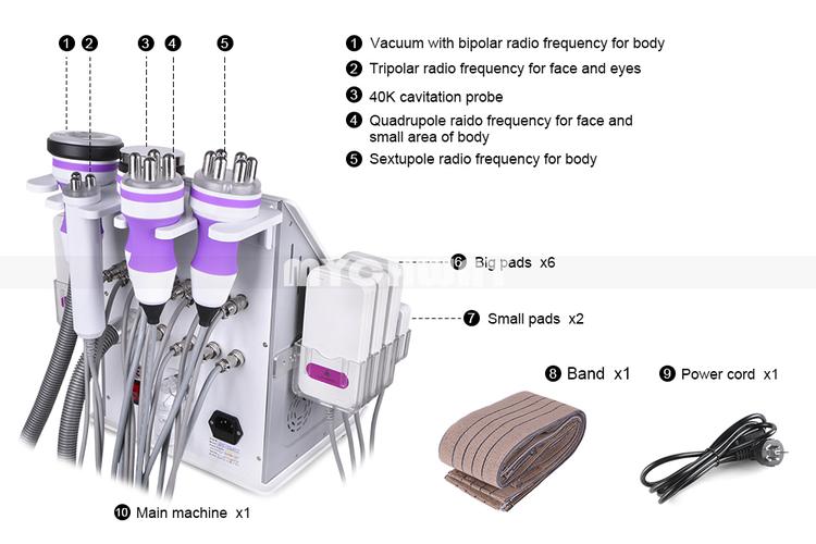 80k 6in1 Cavitation Machine