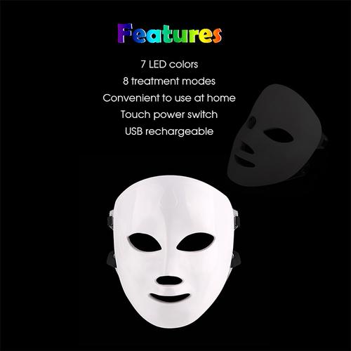 7 color LED facial mask