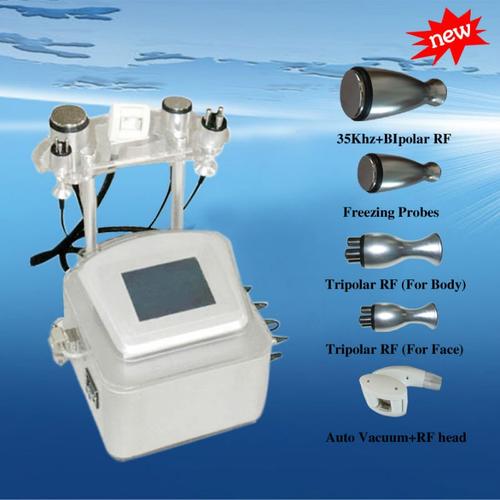 Radio-frequency Vacuum Ultrasonic Cavitation Machine with LCD display and handpiece