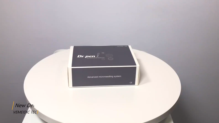 Professional microneedling pen in clinical use