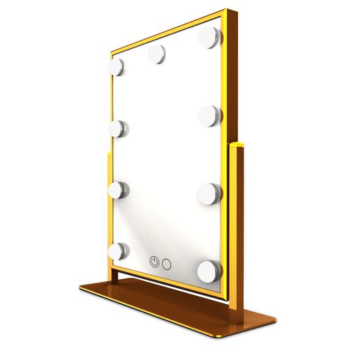 LED light distribution in makeup mirrors