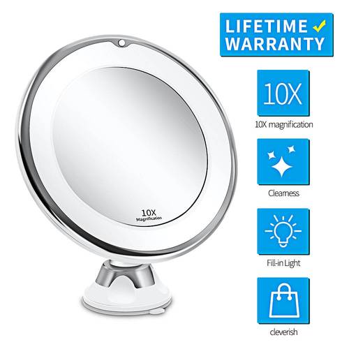 lighted makeup mirror