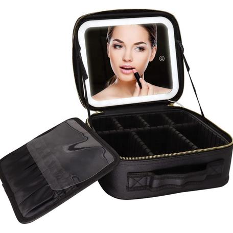 portable mirror with case