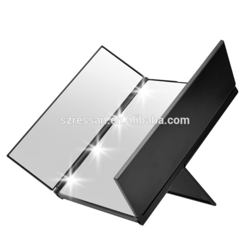 Lighted travel mirror manufacturing steps