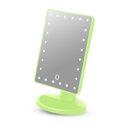 lighted travel mirror