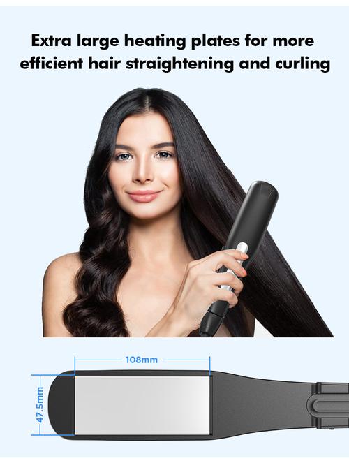 hair straightener with temperature control
