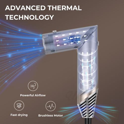 Hot air brush production line with quality control checkpoints