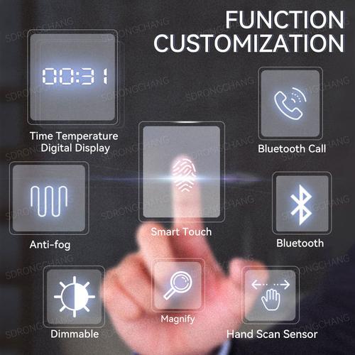 bathroom mirror with bluetooth