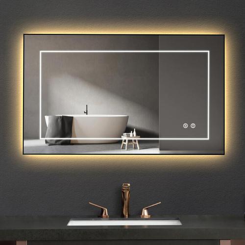 anti fog bathroom mirror