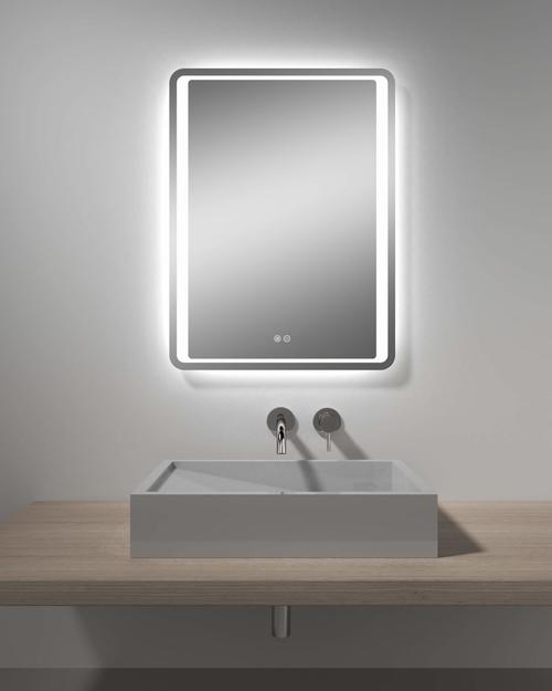 anti fog bathroom mirror