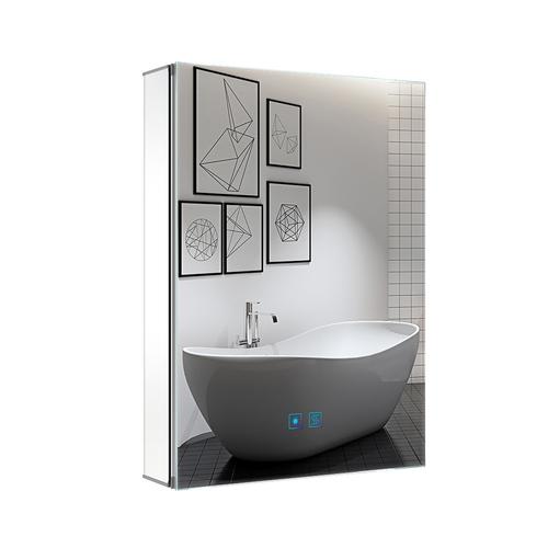 Backlit bathroom mirror installation diagram