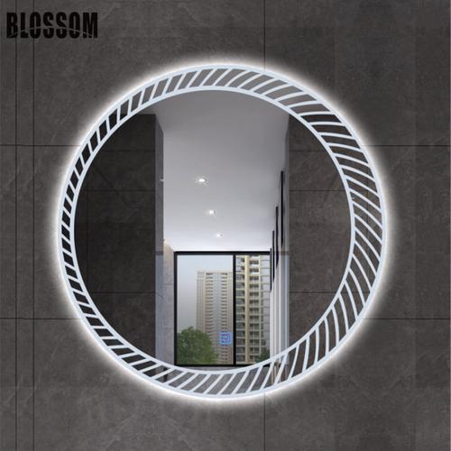 backlit bathroom mirror