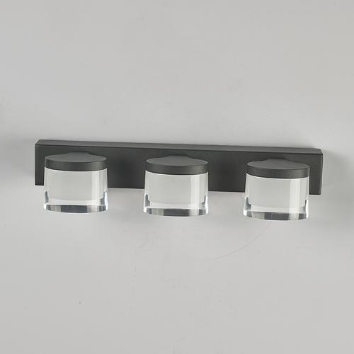 Modern waterproof bathroom mirror with LED lighting and anti-fog technology